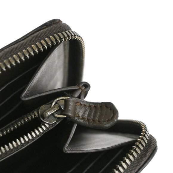 BERLUTI Logo Itauba Long Zip Around Wallet Scritto Leather Brown Italy 16RJ380 - Picture 5 of 16